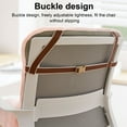 thumbnail image 4 of Office Chair Cushion One-Piece Thick Seat Cushion Padded with Backrest for Butt and Back Support, Pink, 4 of 8