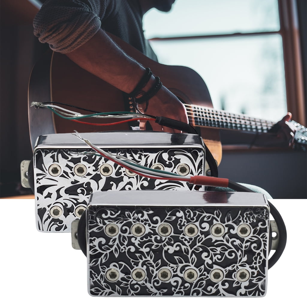 Single Coil Sound Pickups Black Strings Electric Guitar Part Musical Instrument for Beginners To Professional Player