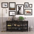 thumbnail image 4 of Maklaine Contemporary Metal Arc Floor Lamp in Brass and Gold, 4 of 12