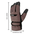 thumbnail image 6 of Clearance! Fdelink Winter Ski Gloves Male and Female Warm and Frostproof Gloves, the Warm (Black), 6 of 6