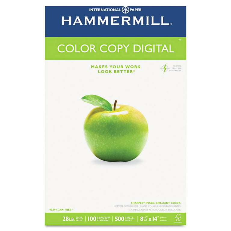 Hammermill Premium Color Copy 28 lb. Paper, 8.5 x 14, 1 Ream, 500 Sheets  