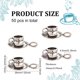 thumbnail image 2 of 50 colgantes de aleación de estilo tibetano con forma de taza 3D, de plata, para hacer pulseras y collares, ideal como regalo para decoración de cafeterías. Agujero: 2,5 x 4,5 mm., 2 of 6