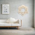 thumbnail image 5 of Boho Macrame Wall Hanging Round Tapestry decor for Hand-Woven handwerkliches Dekor Gifts Mirror Outer Rings for Door Apartment Nursery Party F, 5 of 8