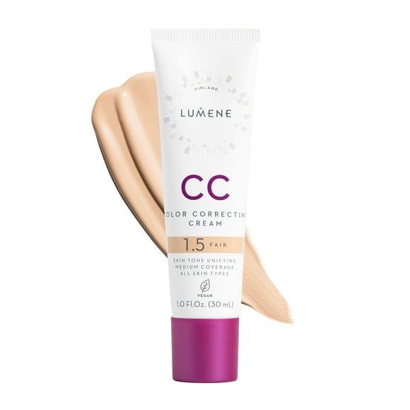 Crema hidratante con color Lumene, correctora de color, CC Cream Fair, 30 ml