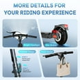 thumbnail image 5 of Electric Scooter for Adults – 8.5"/10"/12" Tires,Peak 500W-700W Motor, 15-30 Miles Range, Up to 20 MPH – Foldable Commuter Scooter for Men & Women, 5 of 9