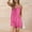 Hot Pink, variant on Wensltd Womens Summer One Piece Sleeveless Short Jumpsuit Flowy Beach with Pockets