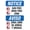 Warning Sign 4, variant on Gun Free Drug Free Zone Bilingual Sign 8"x12" - Metal Security Easy to Mount for School Campus Office Home Business Yard Garden Street