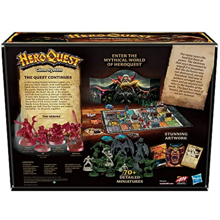 Hasbro Gaming Avalon Hill HeroQuest Game System Tabletop Board