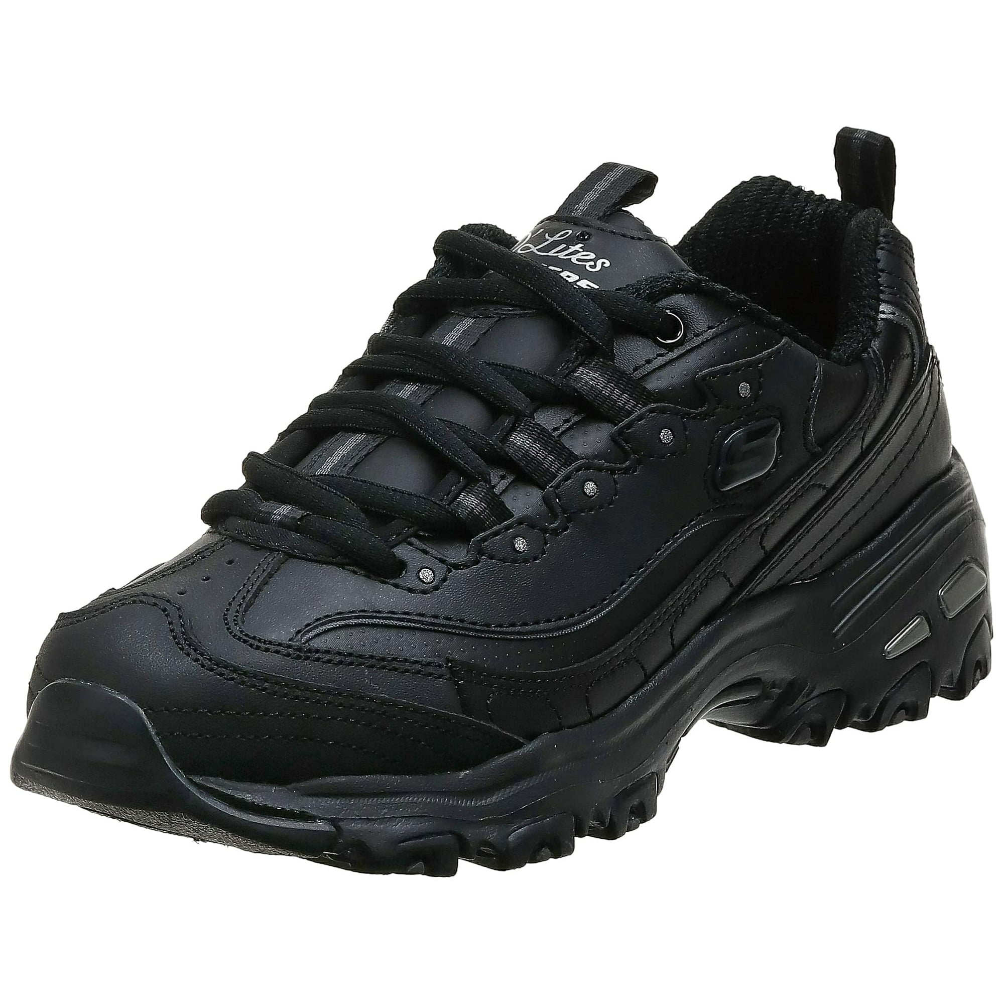 Women s Skechers D lites Sneaker Fresh Start Black