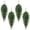 Branches-4pcs, variant on HKKDKTA 2 Pcs 30" Norfolk Pine Christmas Teardrop Swag, Teardrop Wreath for Door, Xmas Decor