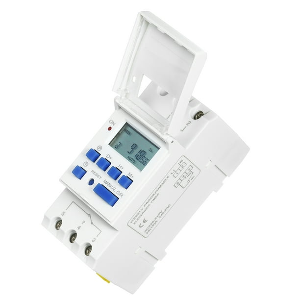 Digital THC15A LCD Digital De Alimentación Temporizador Programable Interruptor Relé 16 A Amp Electrónico Semanal 7 Días 16 Relé De Encendido Y Apagado Control Del