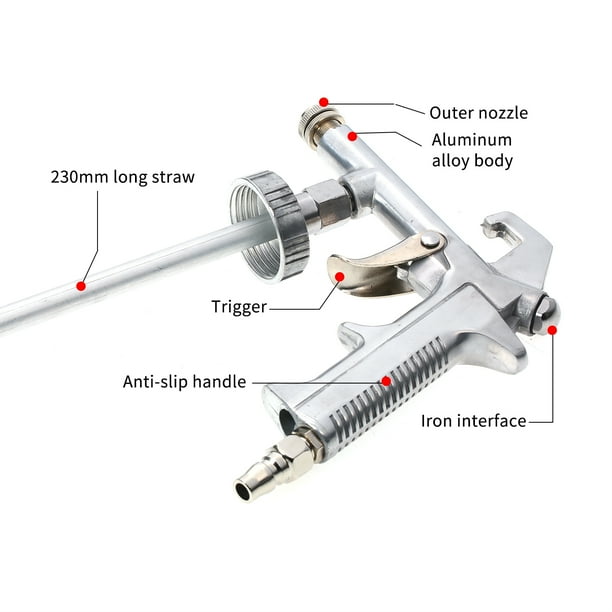 Peinture à l'aérographe pour châssis de voiture Pistolet à colle