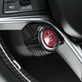 thumbnail image 4 of Suitable for Alfa Romeo Giulia Stelvio 2017 18 carbon fiber start stop engine button decoration-, 4 of 4