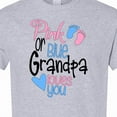 thumbnail image 4 of Inktastic Pink or Blue, Grandpa Loves You Footprints and Heart T-Shirt, 4 of 5