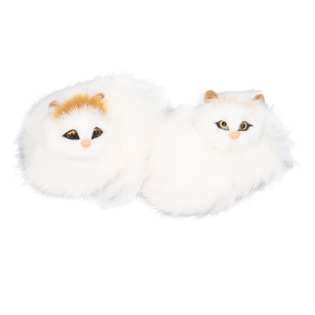 Lindo Gato de Peluche, Peluche de Peluche de Peluche de Peluche decorativo 2 pianas para escritorio para escritorio