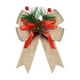 thumbnail image 2 of Pajarita de tela, adornos navideños, decoración para árbol de Navidad, lazo, dobladillo de terciopelo, lazo de cinta, adornos navideños hechos a mano, decoraciones de Halloween, decoración de otoño, d, 2 of 6