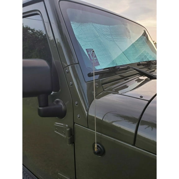 15" inch Stainless Steel Antenna Mast for JEEP WRANGLER JK/JL 2007-2023 GLADIATOR 2020-2023 New