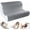Grey, variant on ZerOra Reading Pillow for Sitting Up in Bed Rest, Lumbar Neck Support Pillow with Back Support, Home Bedroom Sofa Dorm Essentials for Sleeping Reading Gaming Foot Rest Floor Chair Cushion-White