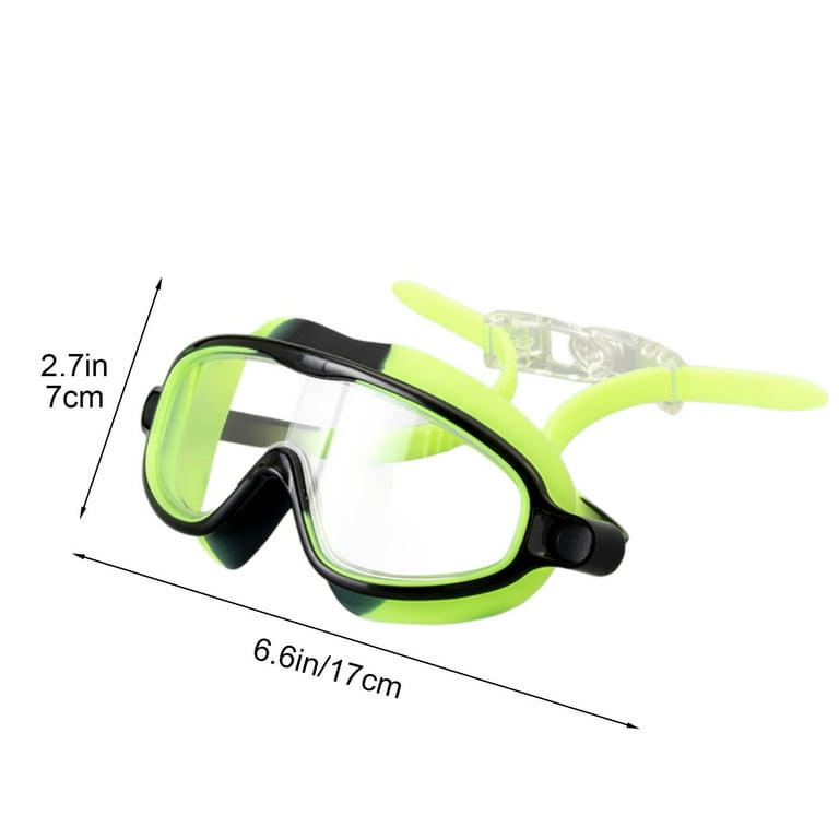 HD Swim Goggles for Kids Large Frame Swimming Glasses with Anti