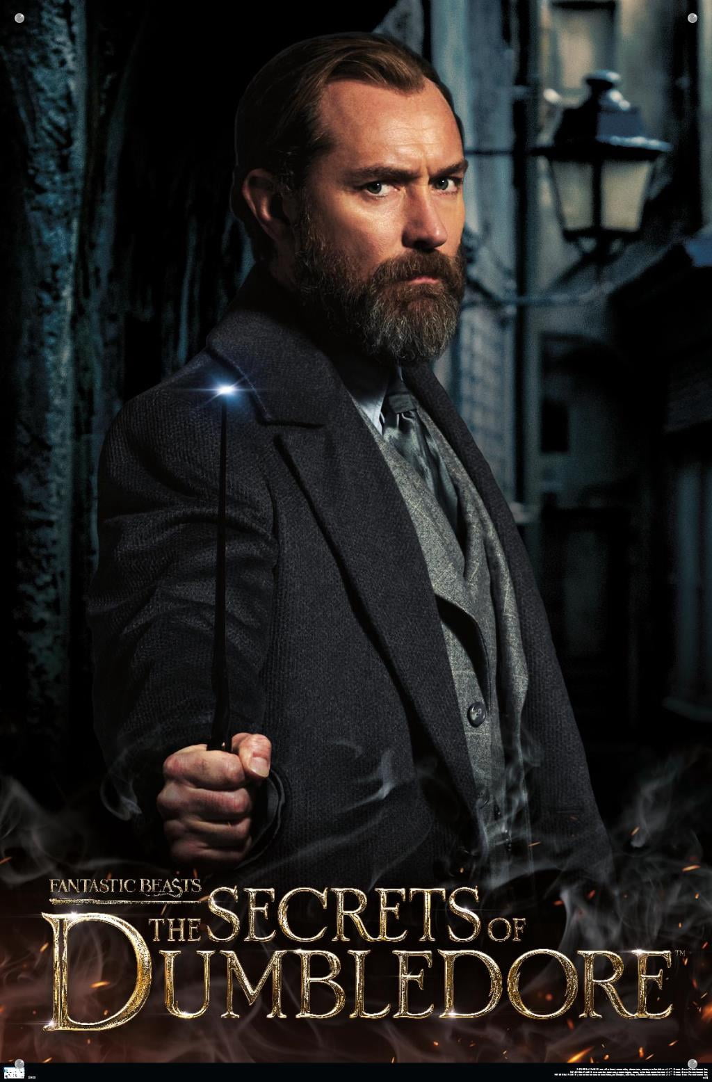 Fantastic Beasts: The Secrets of Dumbledore - Dumbledore Wall Poster with Pushpins, 22.375" x 34"