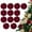 Wine, variant on 12-Pack Flocked Velvet Christmas Tree Ball Ornaments Set,Shatterproof Plastic Decorations for Xmas Tree,Wreath,Garland Holiday Decor,80mm/3.14 Inches(Blackish Green)