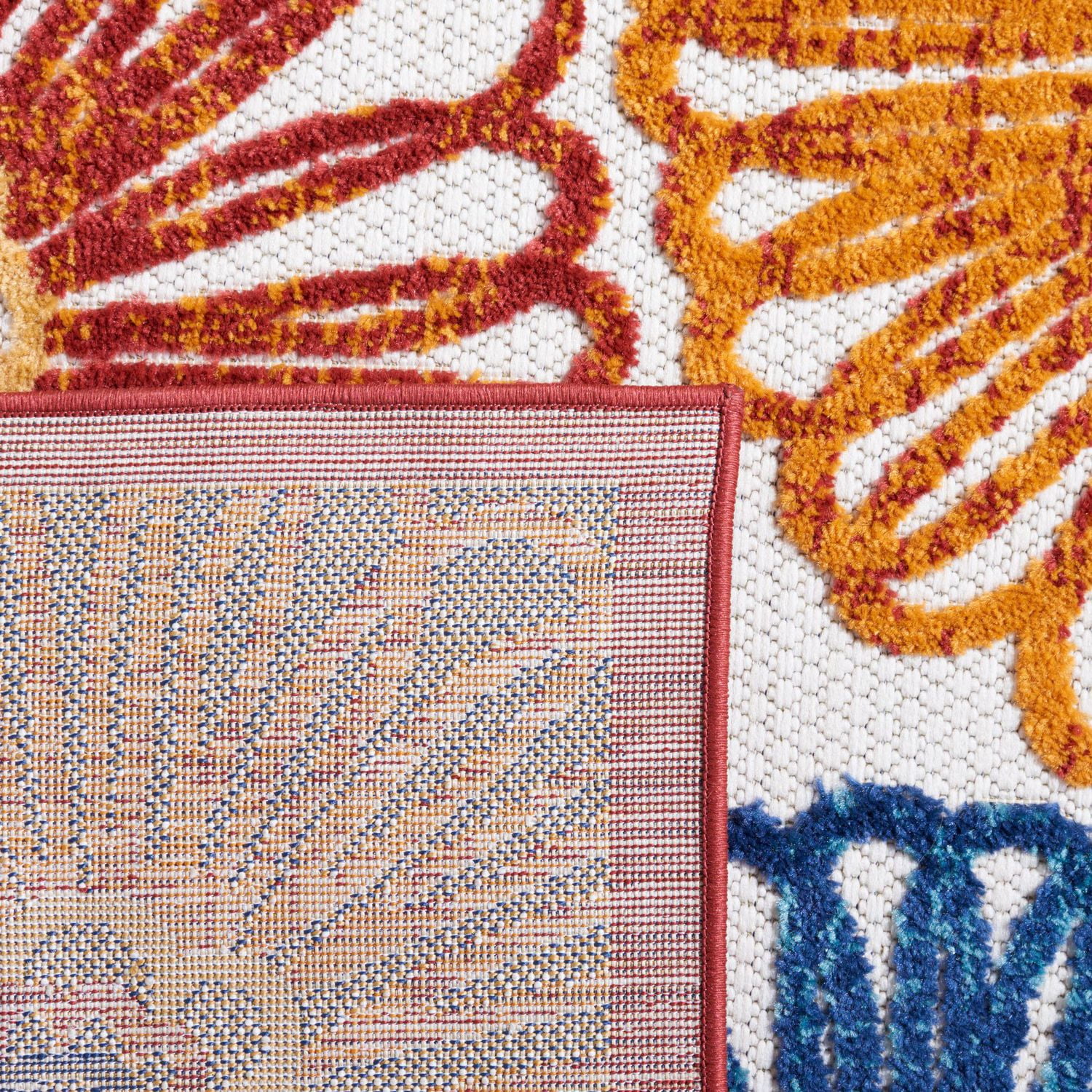 SAFAVIEH Cabana Aria Floral Outdoor Area Rug