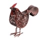 thumbnail image 2 of Farol de hierro forjado con energía solar para decoración artística de jardín, adornos de gallo detallados, lámpara LED retro con forma de pollo para iluminación exterior, 2 of 5