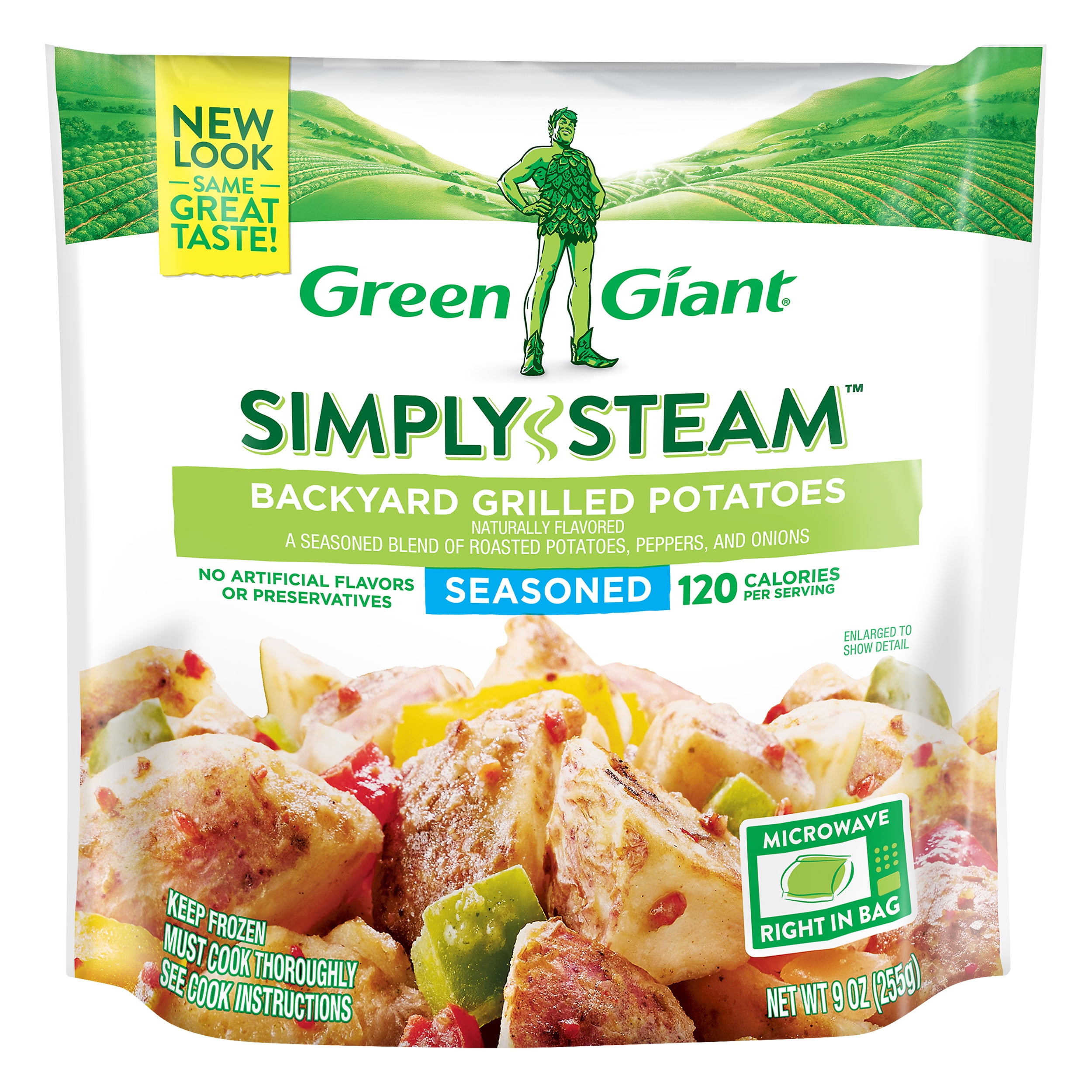 Green Giant Simply Steam™ Seasoned Backyard Grilled Potatoes, Frozen, 9 oz