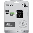 thumbnail image 3 of Pny P SDU16U185EL GE 16GB Elite UHS I microSDHC Memory Card, 3 of 5