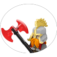 thumbnail image 1 of Medieval Warrior Soldier Mini Figure Building Blocks Set, Elf Dwarf Ranger Human Wizard Character Model, DIY Assembled Educational Toy Gift for Kids Boys Girls, 1 of 2