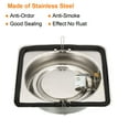 thumbnail image 3 of Uxcell 6" Backdraft Damper Airflow Ducting Insert Backflow Preventer Draft Blocker Silver, 3 of 7