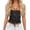 Black, variant on Elegant Lace Up Bow Tie Bustier Top for Shapewear and Fashion – Strapless Layering Camisole Designed for Casual Home and Year-Round Wear