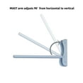 thumbnail image 4 of MAST Plug-In Wall Mount Pendant, 1 Light White Cord/Arm, Textured Oatmeal Shade 12x14x10, 4 of 7