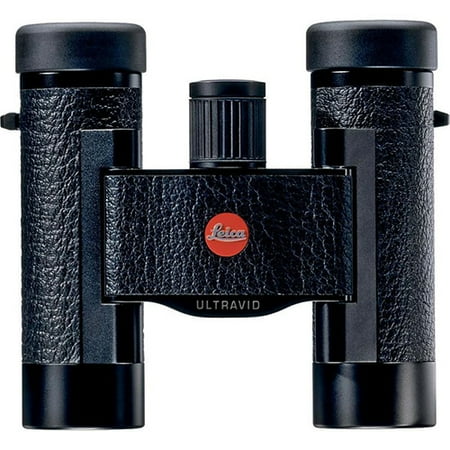 Leica Sport Optics Ultravid BCL Compact Binocular 10x25mm, Roof Prism, Black with Leather Case