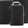 thumbnail image 5 of 3PCS Travel Storage Bag Compressible Packing Portable with Luggage Organizer Foldable Waterproof Travel,Grey, 5 of 5