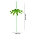 thumbnail image 4 of Homerr Coconut Straws Festive Banquet Straws Hawaiian Style Party Straws 20Pcs with Umbrella Coconut Design Disposable Perfect for Birthdays Christmas New Years, 4 of 8