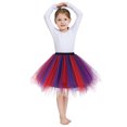 thumbnail image 4 of Girls' Casual Stretch Waist Tulle Tutu Skirt Baby Soft Fluffy Tutu Skirt Toddler Party Carnival Mesh Tutu Princess Skirt Dresses Birthday Party Princess Dress, 4 of 4