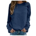 thumbnail image 1 of T-shirt à Manches Longues Col Rond Imprimé pour Femmes, Quotidien, Maison, Extérieur, Mode Urbaine, 1 of 5