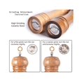 thumbnail image 4 of Ceramic Grinding Mechanism Salt Mill, Non-Corrosive Ceramic with Easy To Use for Solid Wood Oak Grinder, Refillable Salt Mill Adjustable Coarseness for Freshness Keeper, 4 of 4