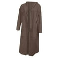 thumbnail image 3 of LYXSSBYX Plus Size Womens Coats with Hood Fashion Women Casual Long Sleeve Solid Warm Sweater Ladies Tops Coat, 3 of 4