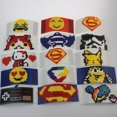 thumbnail image 2 of Nuevo gorro de Spiderman estilo hip hop con diseño de rompecabezas de píxeles de borde plano para niños, gorro con patrón maxi, 2 of 4