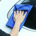 thumbnail image 2 of Microfiber Towels Car Wash Drying Cloth Blue Car Care Detailing Cleaning Polishing Duster Home Kitchen Washing Rags, 2 of 6