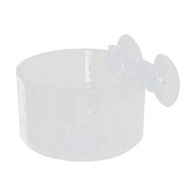 Cuenco de alimentación para peces, taza de alimentación para pecera, decoración acrílica para acuario, flotante de Artemia, alimentador de