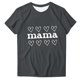 thumbnail image 1 of Tops Cortos para Mujeres Retro Impreso Cuello Redondo Manga Corta, Camiseta Casual para Uso Diario Y de Fiesta, 1 of 3