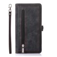 thumbnail image 2 of for iPhone XR Wallet Case for Women Men, iPhone XR Case, Flip Leather Shockproof Magnetic Zipper Pocket Wallet Purse Case w/Stand Card Slot Holder Wrist Strap for iPhone XR,Black, 2 of 9