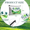 thumbnail image 2 of Bolsa de maquillaje Eccliy Golf, bolsa de cosméticos de lona, 20 unidades, para mujer, 2 of 7