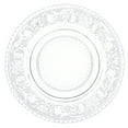 thumbnail image 1 of Shisuyan 2Pcs Exquisite Glass Plates Embossed Fruit Plates Transparent Dessert Plates, 1 of 8