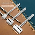 thumbnail image 3 of 3PCS Spacing Punch, Craft Hole Punching Set Tool DIY Leather Stitching Chisel Belt Puncher 8mm 2 4 6, 3 of 8