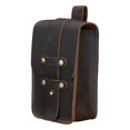 thumbnail image 4 of Riñonera de cuero PU Riñonera Monedero Decoración Cosplay Bolsa Artesanía Estilo retro Riñonera para correr Deportes Vacaciones Viajes Fin de semana pequeño y negro Macarena Riñonera, 4 of 8
