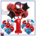 thumbnail image 3 of Nuevos suministros para decoración de fiesta de cumpleaños de Spidey y sus increíbles amigos Globos de Spidey Servilletas de papel Vasos Platos Baby Shower Niños, 3 of 5
